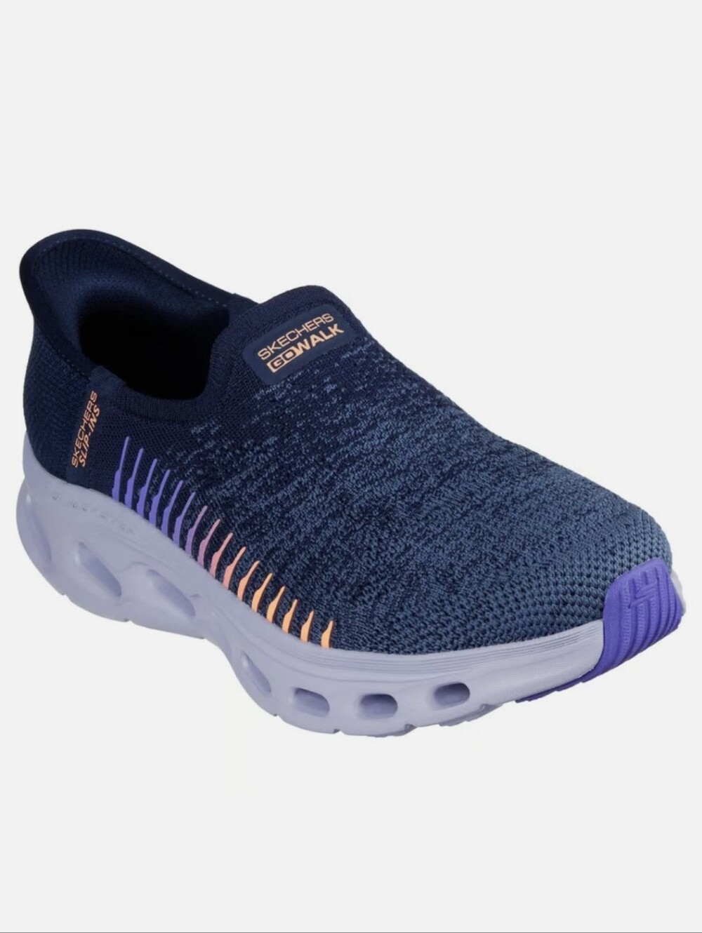 Skechers GOwalk Glide‑Step 2.0 Venus Navy Knit Hands‑Free Slip‑Ins Sz 7